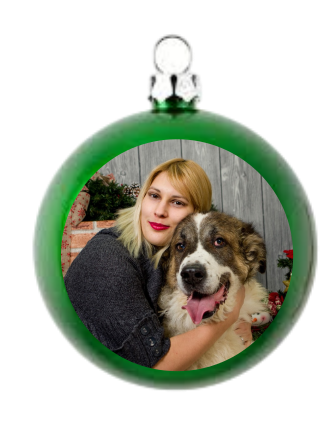 Boule de Noël personnalisée